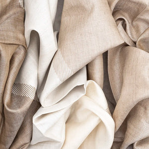 Taupe Handwoven Tussar Silk Saree With Abstract Motifs-Taupe