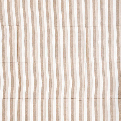 Taupe Handwoven Tussar Silk Saree With Abstract Motifs-Taupe