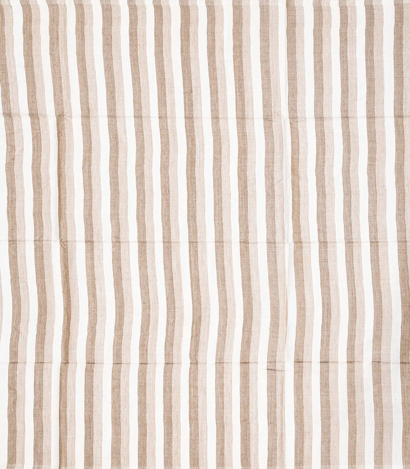 Taupe Handwoven Tussar Silk Saree With Abstract Motifs-Taupe