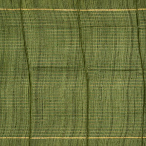 Chestnut Pink Handloom Tussar Silk Saree With Printed Mango Motifs-Chestnut Pink