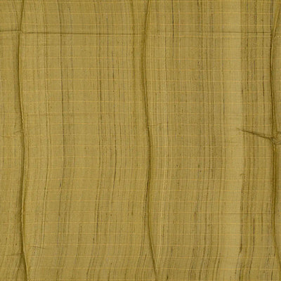 Sage Green Handloom Tussar Silk Saree With Printed Floral Motifs-Sage Green