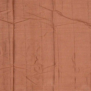 Peach Handwoven Tussar Silk Saree With Floral Motifs In Border-Peach