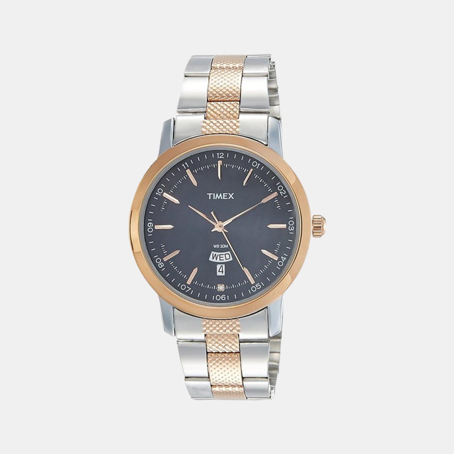 Classics Men Quartz Blue Dial Analog Stainless Steel Watch TW000G913