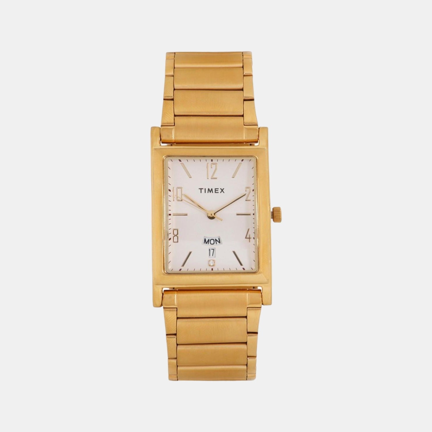 Classics Men Quartz White Dial Analog Stainless Steel Watch TW000L517