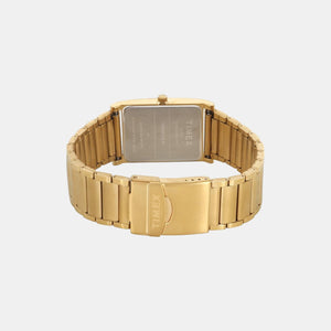 Classics Men Quartz Gold Dial Analog Stainless Steel Watch TW000L518