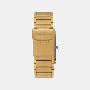 Classics Men Quartz Gold Dial Analog Stainless Steel Watch TW000L518