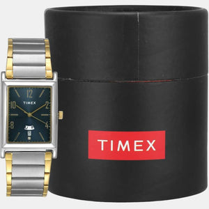 Classics Men Quartz Blue Dial Analog Stainless Steel Watch TW000L519