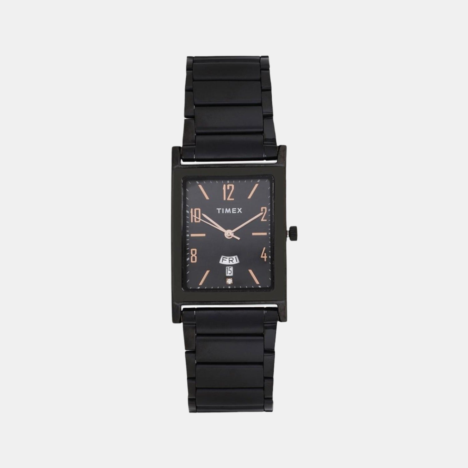 Classics Men Quartz Black Dial Analog Stainless Steel Watch TW000L521