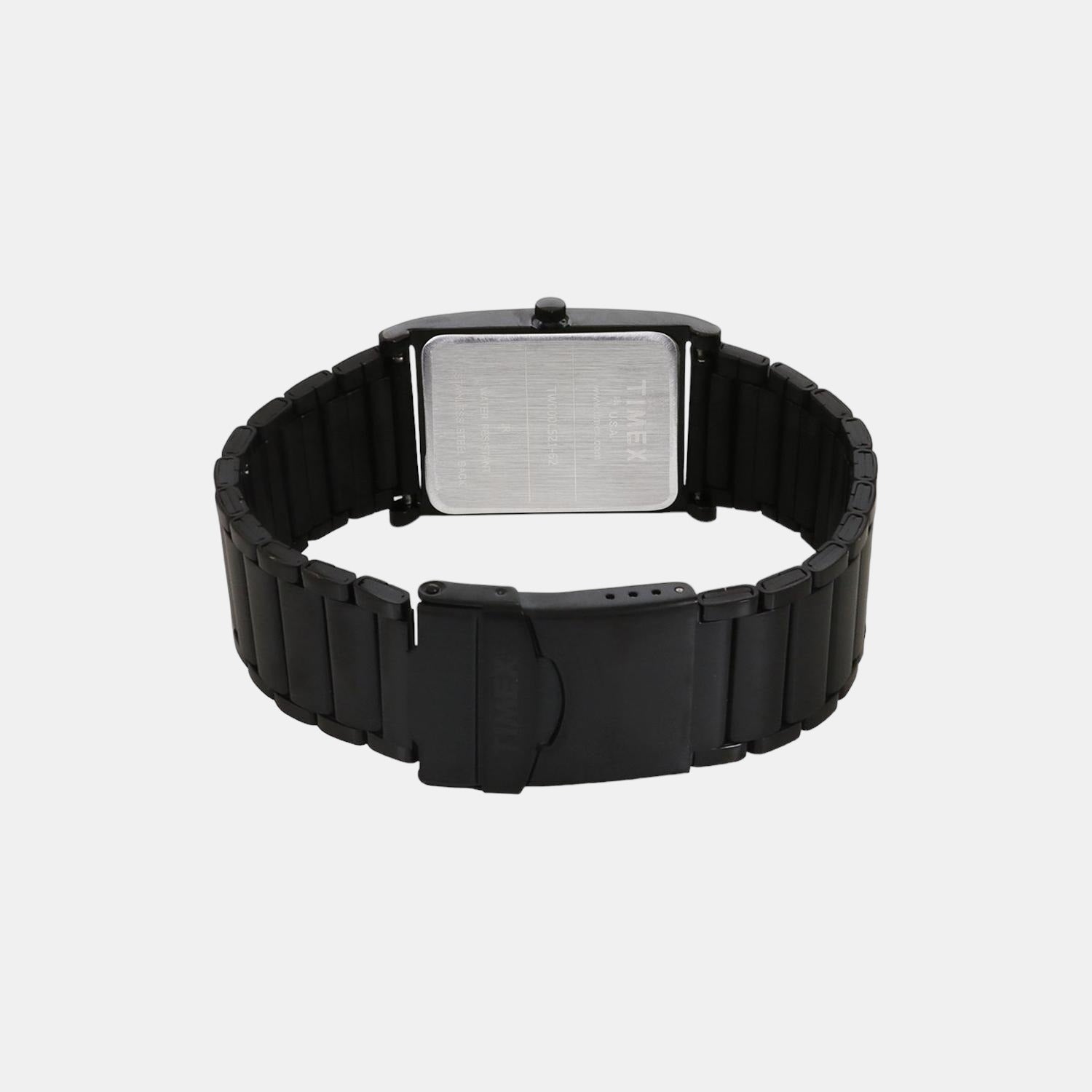 Classics Men Quartz Black Dial Analog Stainless Steel Watch TW000L521