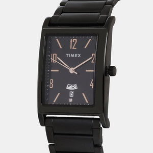 Classics Men Quartz Black Dial Analog Stainless Steel Watch TW000L521