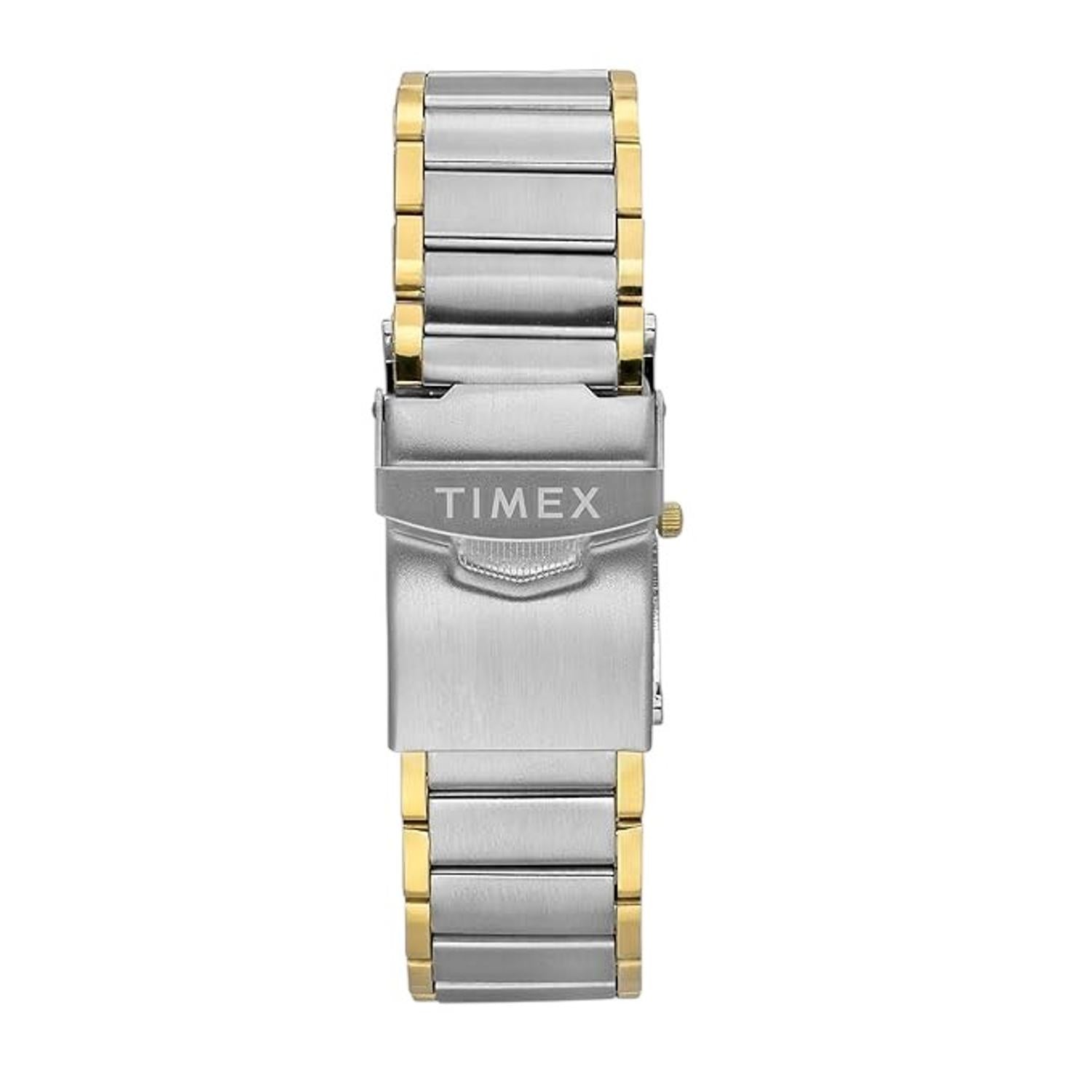Fashion Men Quartz Green Dial Analog Stainless Steel Watch TW000L524