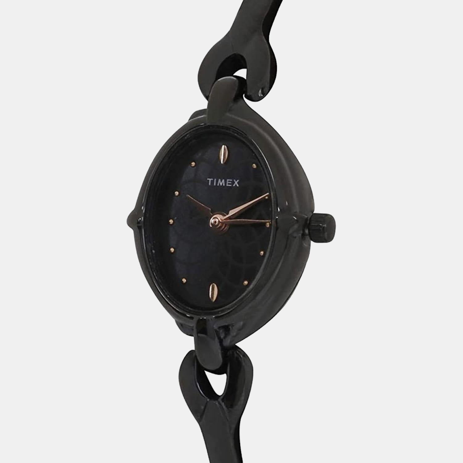 Classics Women Quartz Black Dial Analog Stainless Steel Watch TW000LK25