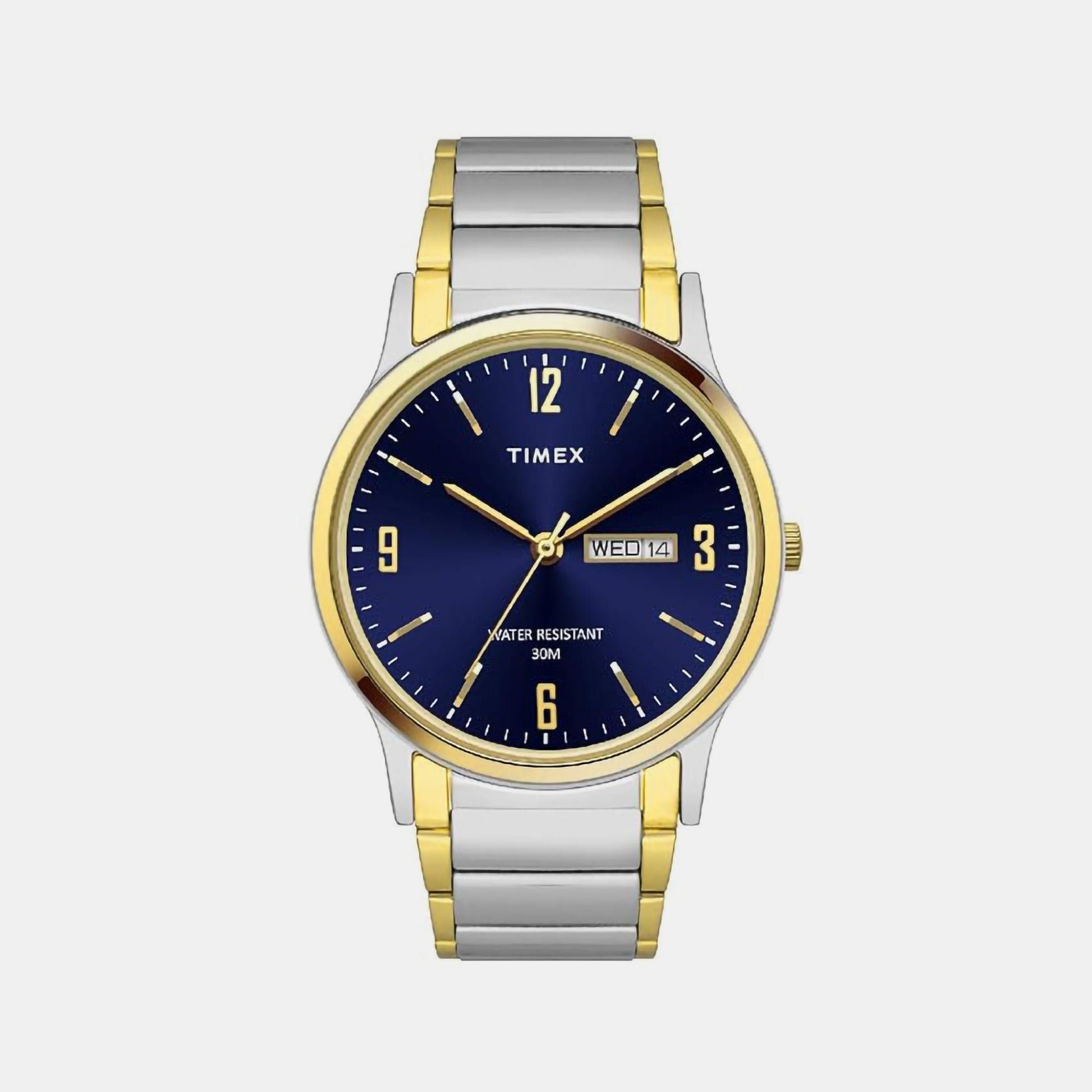Classics Men Quartz Blue Dial Analog Stainless Steel Watch TW000R436