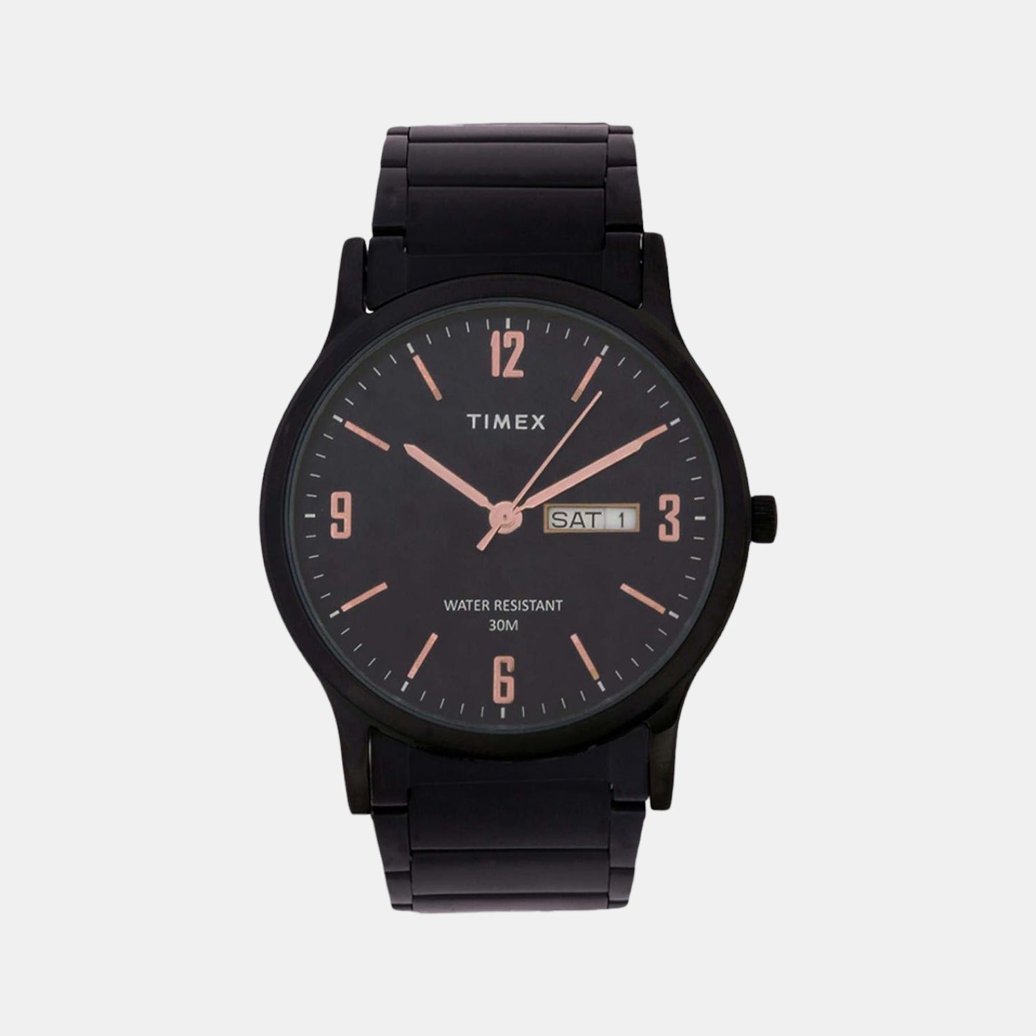 Classics Men Quartz Black Dial Analog Stainless Steel Watch TW000R438
