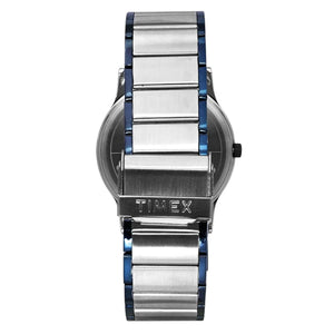Fashion Men Quartz Silver Dial Analog Stainless Steel Watch TW000R467