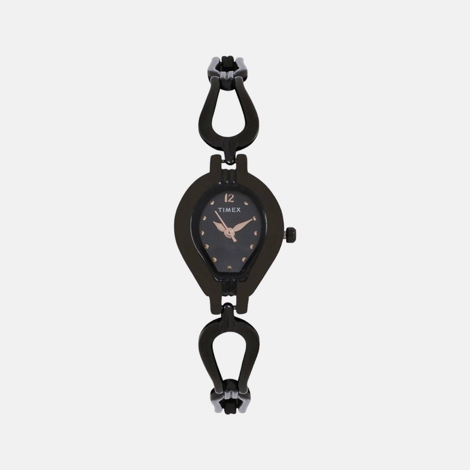 Classics Women Quartz Black Dial Analog Stainless Steel Watch TW000S813