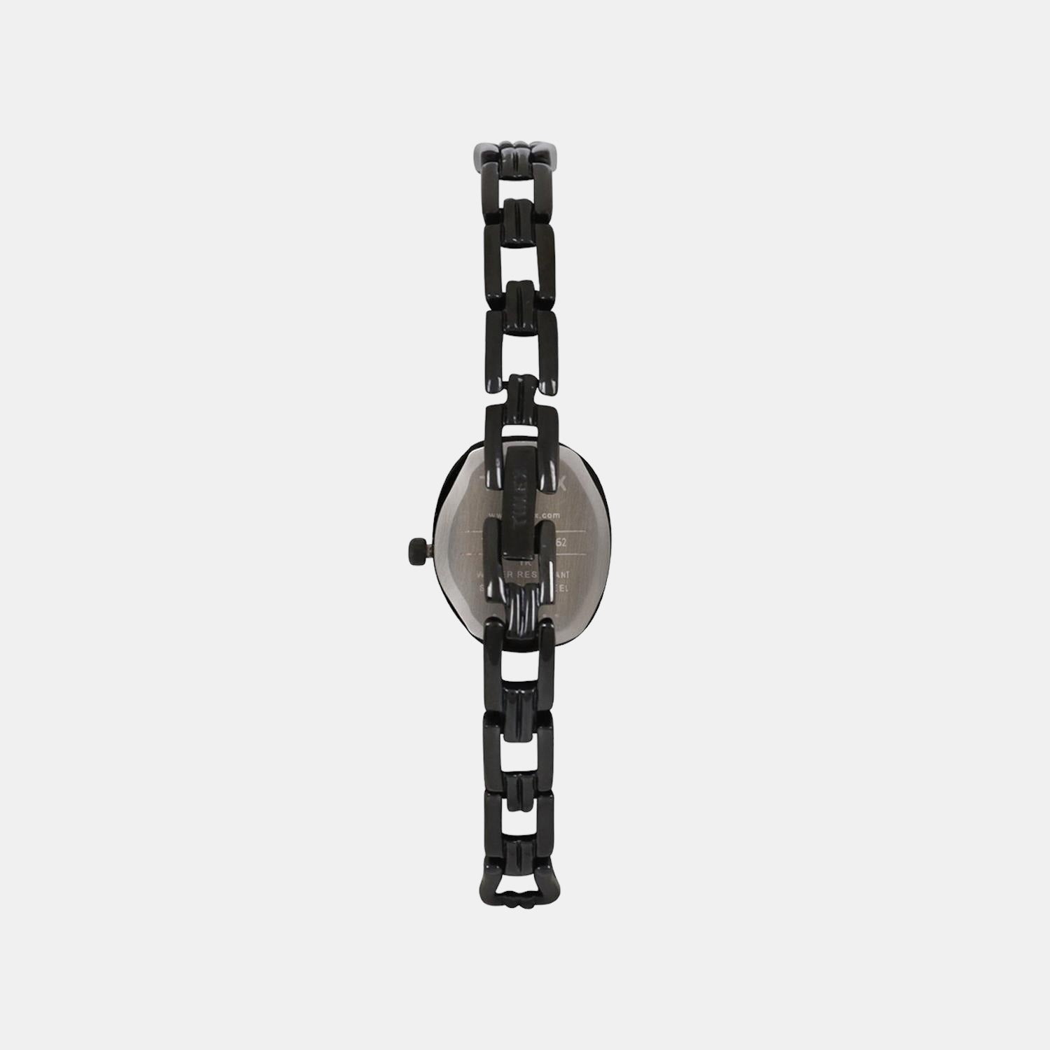 Classics Women Quartz Black Dial Analog Stainless Steel Watch TW000S813