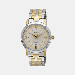 Classics Men Quartz Silver Dial Analog Stainless Steel Watch TW000T120