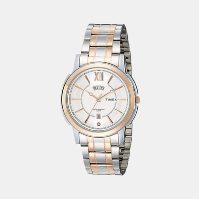Empera Men Quartz Silver Dial Analog Stainless Steel Watch TW000U311
