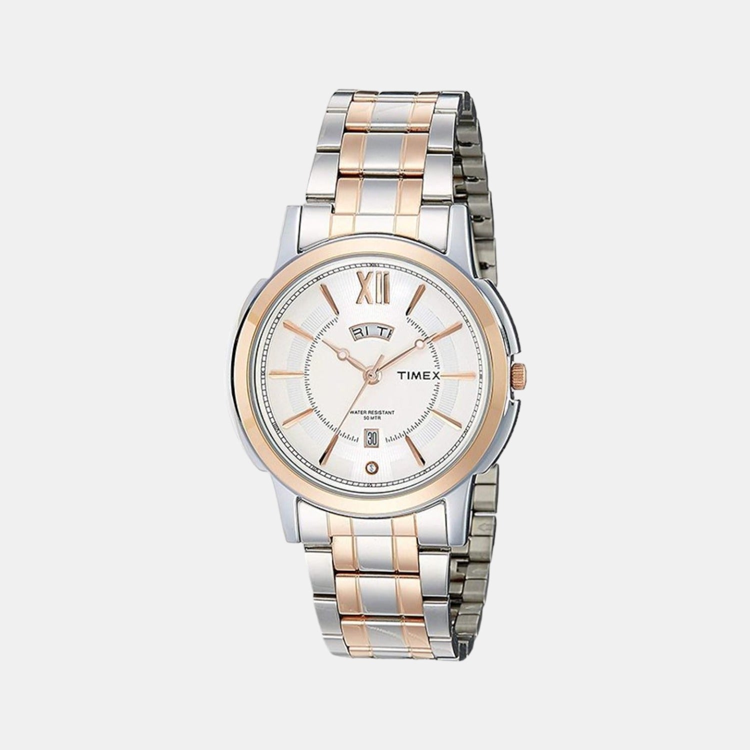 Empera Men Quartz Silver Dial Analog Stainless Steel Watch TW000U311