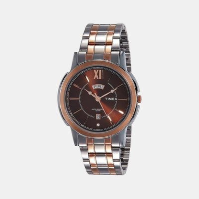 Empera Men Quartz Brown Dial Analog Stainless Steel Watch TW000U312