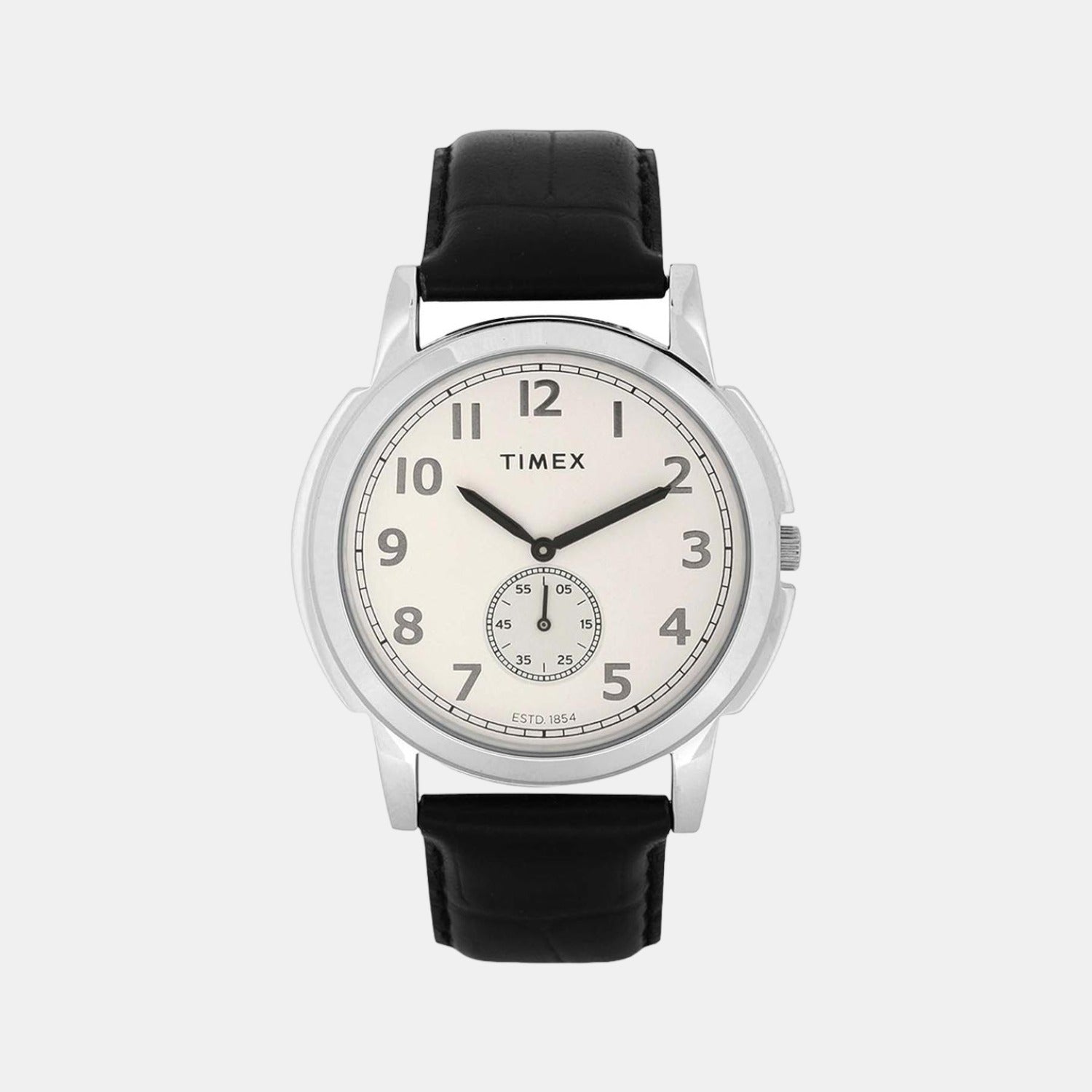 Empera Men Quartz Silver Dial Analog Leather Watch TW000U313