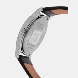 Empera Men Quartz Silver Dial Analog Leather Watch TW000U313