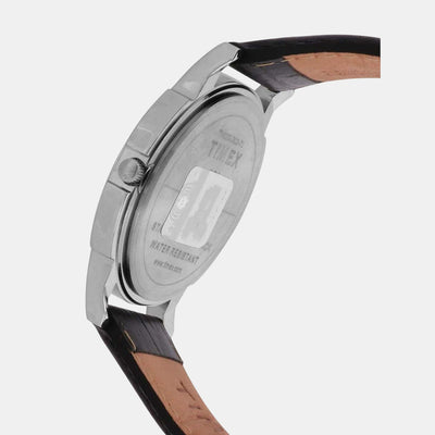 Empera Men Quartz Silver Dial Analog Leather Watch TW000U313