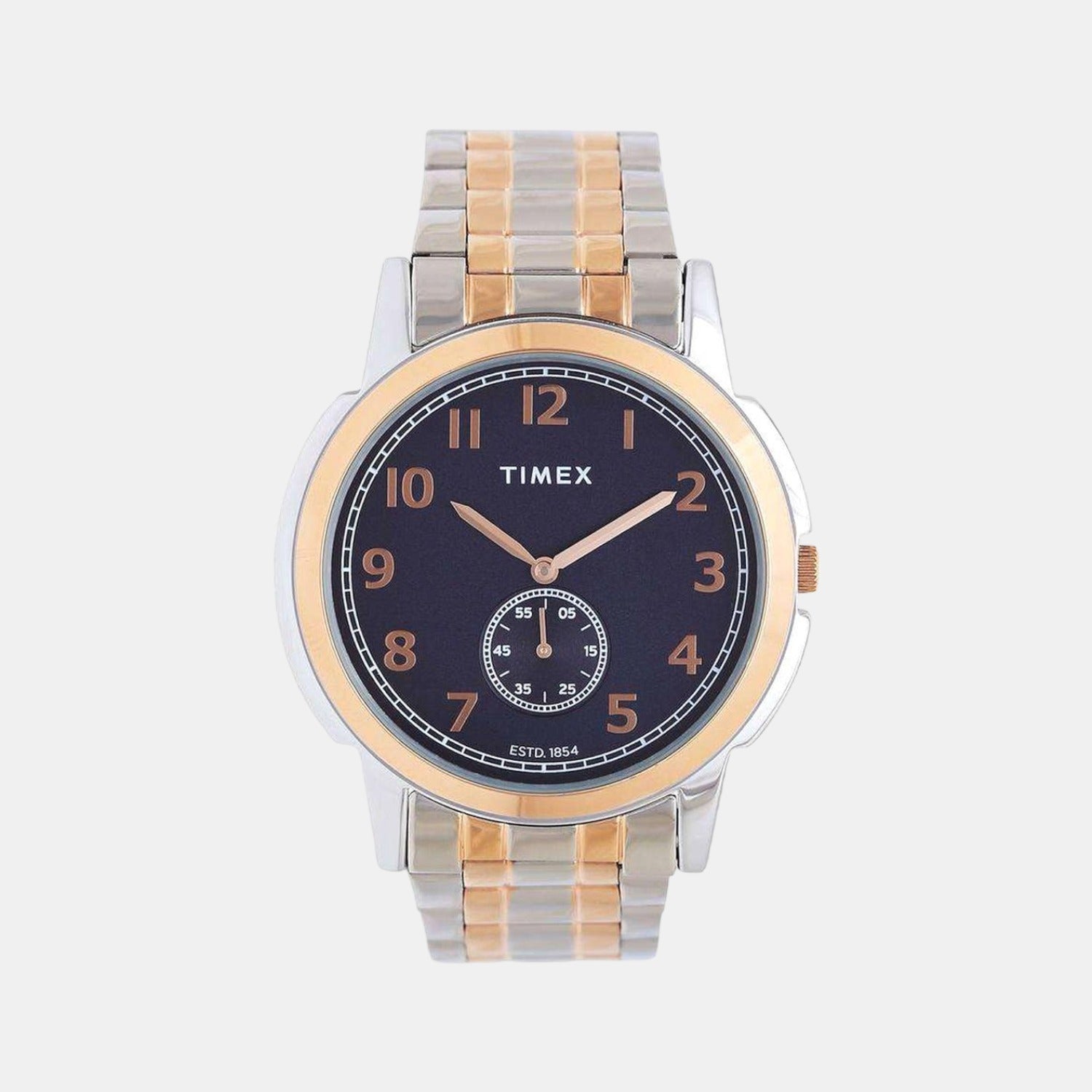 Empera Men Quartz Blue Dial Analog Stainless Steel Watch TW000U318