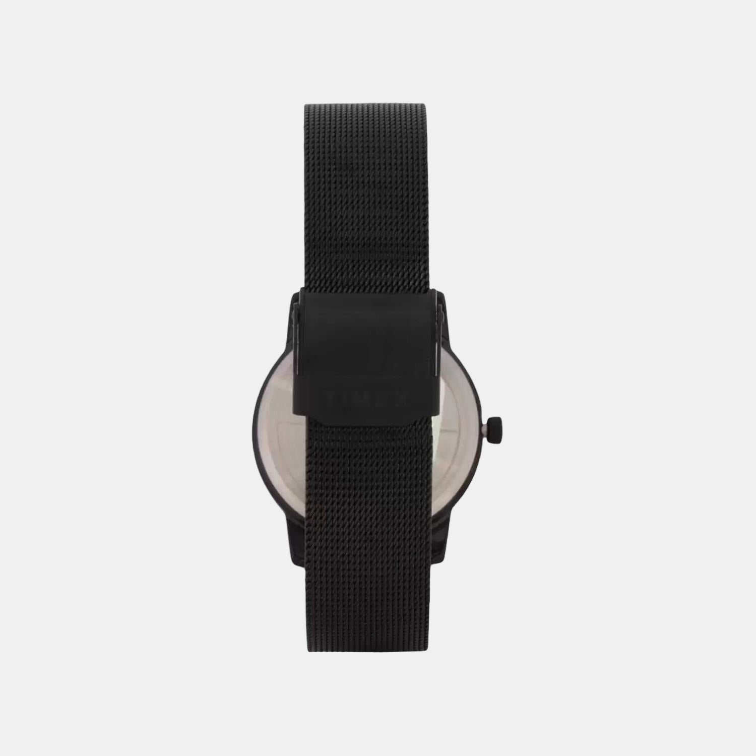 Fashion Women Quartz Black Dial Analog Stainless Steel Watch TW000W114