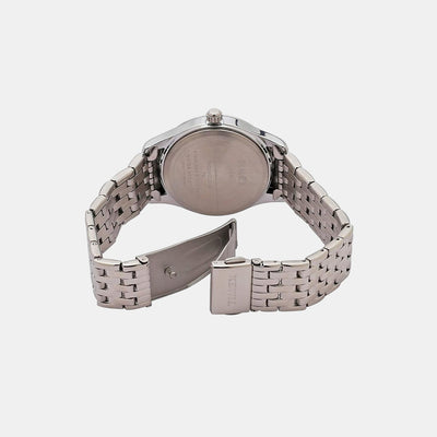 Fashion Women Quartz Red Dial Chronograph Stainless Steel Watch TW000W215