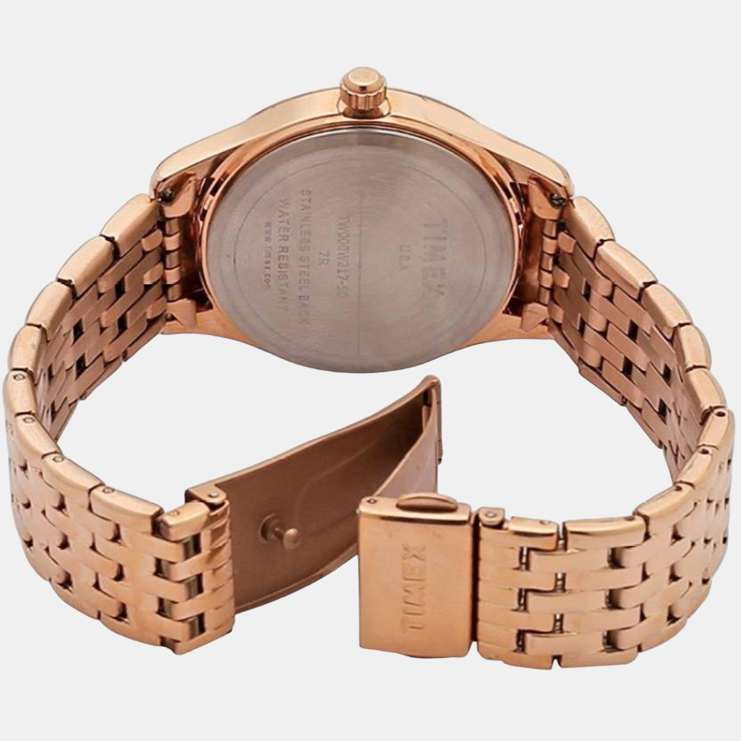 Fashion Women Quartz Silver Dial Chronograph Stainless Steel Watch TW000W217