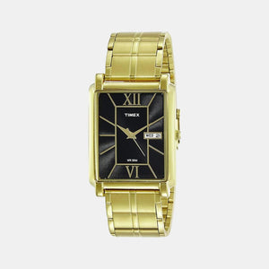 Classics Men Quartz Black Dial Analog Stainless Steel Watch TW000W906