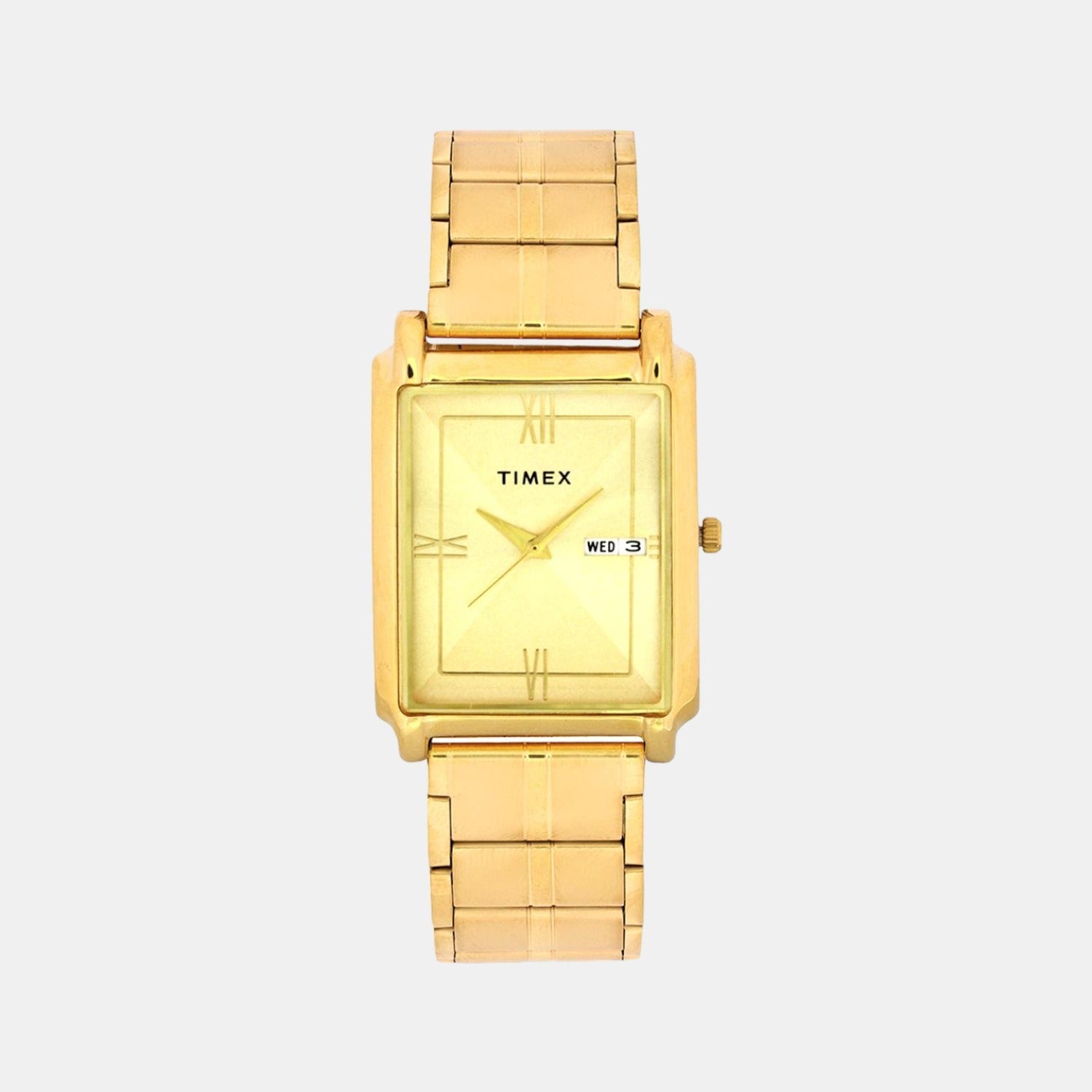Classics Men Quartz Gold Dial Analog Stainless Steel Watch TW000W910