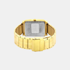 Classics Men Quartz Gold Dial Analog Stainless Steel Watch TW000W910