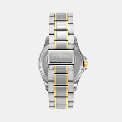 Classics Men Quartz Green Dial Multi-Function Stainless Steel Watch TW000X130