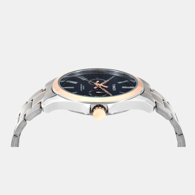 Classics Men Quartz Blue Dial Analog Stainless Steel Watch TW000X131