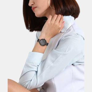 Fashion Women Quartz Grey Dial Analog Stainless Steel Watch TW000X221