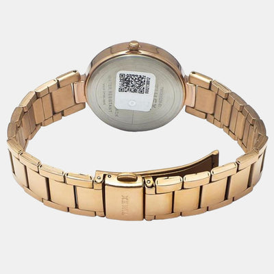 Fashion Women Quartz Blue Dial Analog Stainless Steel Watch TW000X229