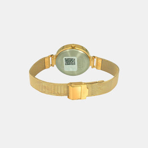 Fashion Women Quartz Gold Dial Analog Brass Watch TW000X235