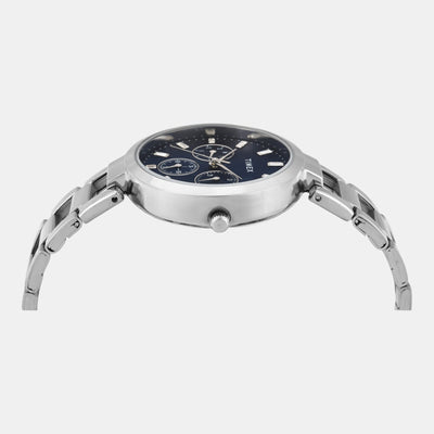 Fashion Women Quartz Blue Dial Multi-Function Stainless Steel Watch TW000X247