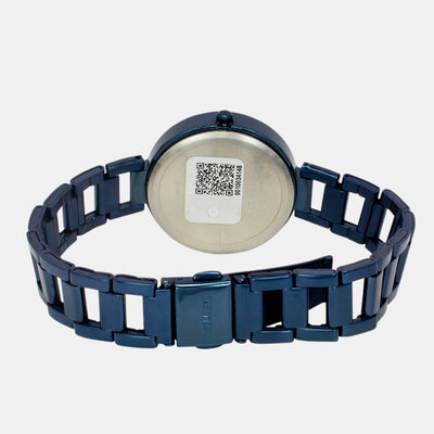 Fashion Women Quartz Blue Dial Multi-Function Stainless Steel Watch TW000X268