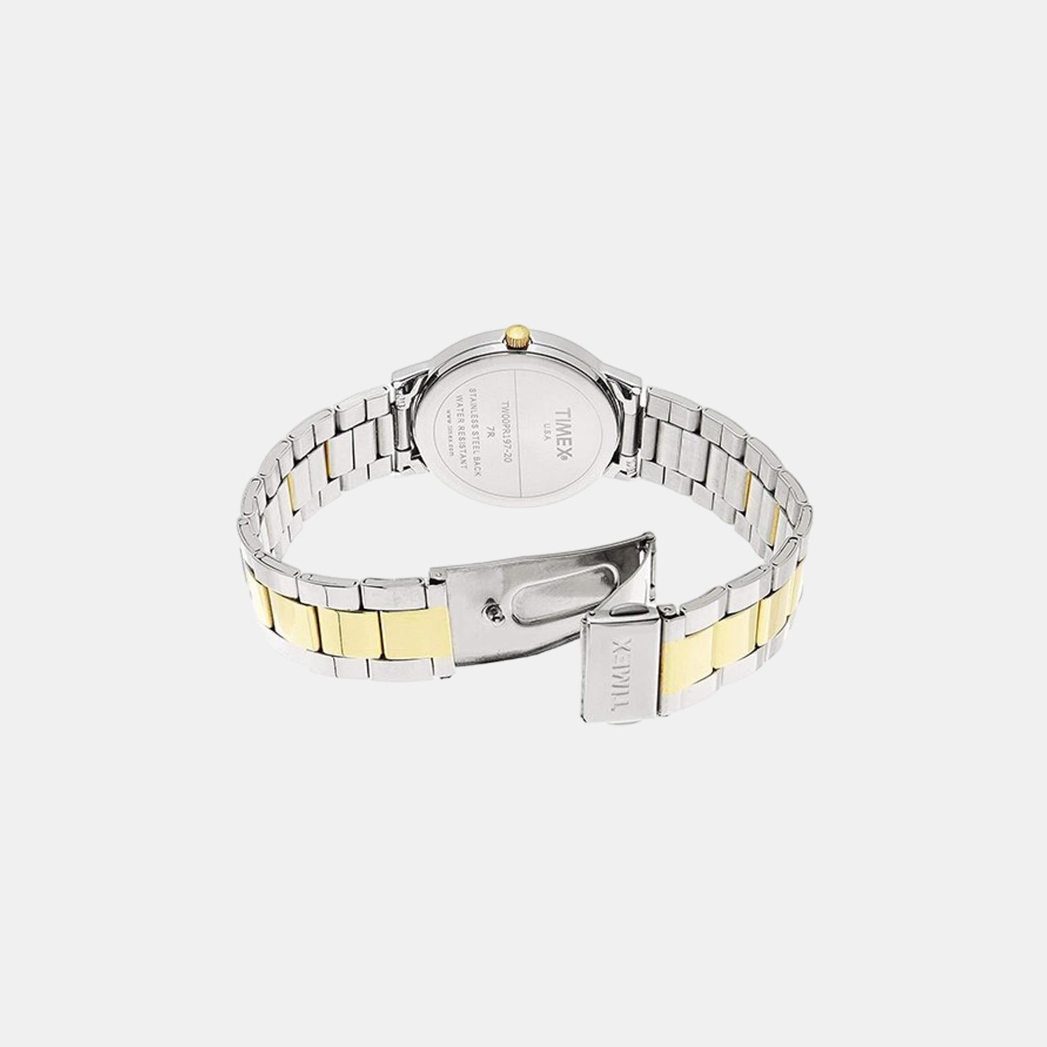 Classics Couple Quartz Silver Dial Analog Stainless Steel Watch TW00PR197