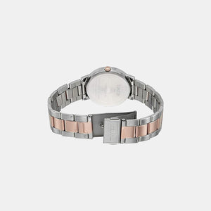 Couple Quartz Silver Dial Analog Stainless Steel Watch TW00PR213