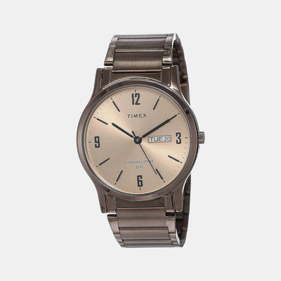 Classics Unisex Quartz Rose Gold Dial Analog Stainless Steel Watch TW00PR265