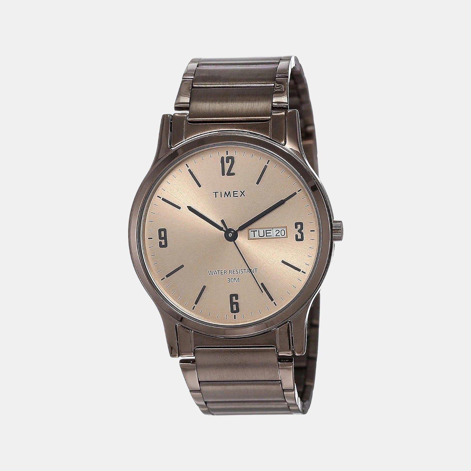Classics Unisex Quartz Rose Gold Dial Analog Stainless Steel Watch TW00PR265