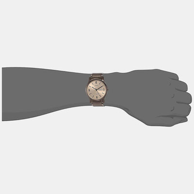 Classics Unisex Quartz Rose Gold Dial Analog Stainless Steel Watch TW00PR265