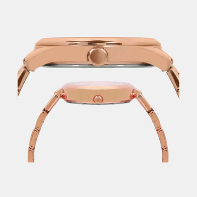 Empera Couple Quartz Rose Gold Dial Multi-Function Stainless Steel Watch TW00PR266