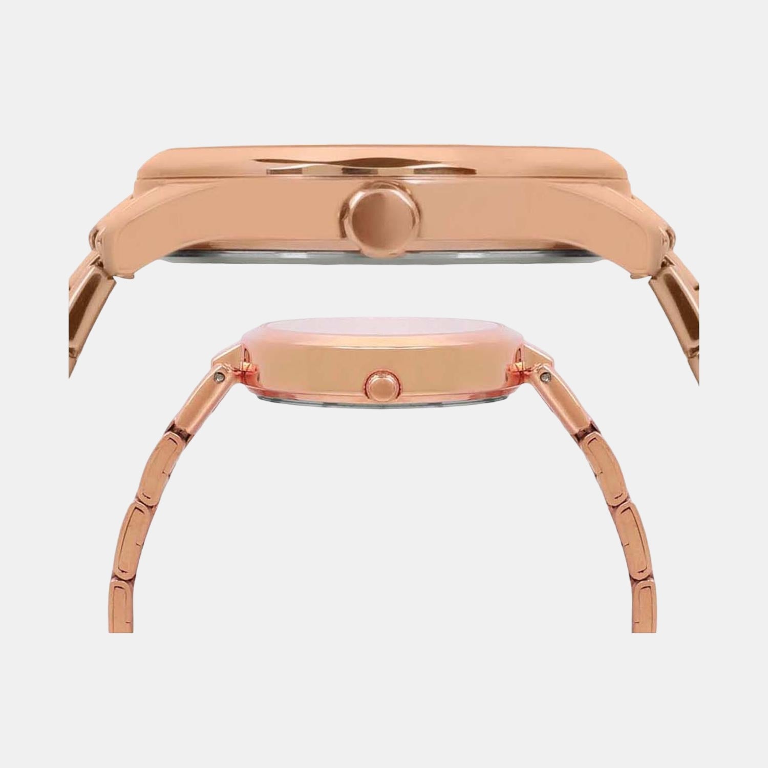Empera Couple Quartz Rose Gold Dial Multi-Function Stainless Steel Watch TW00PR266
