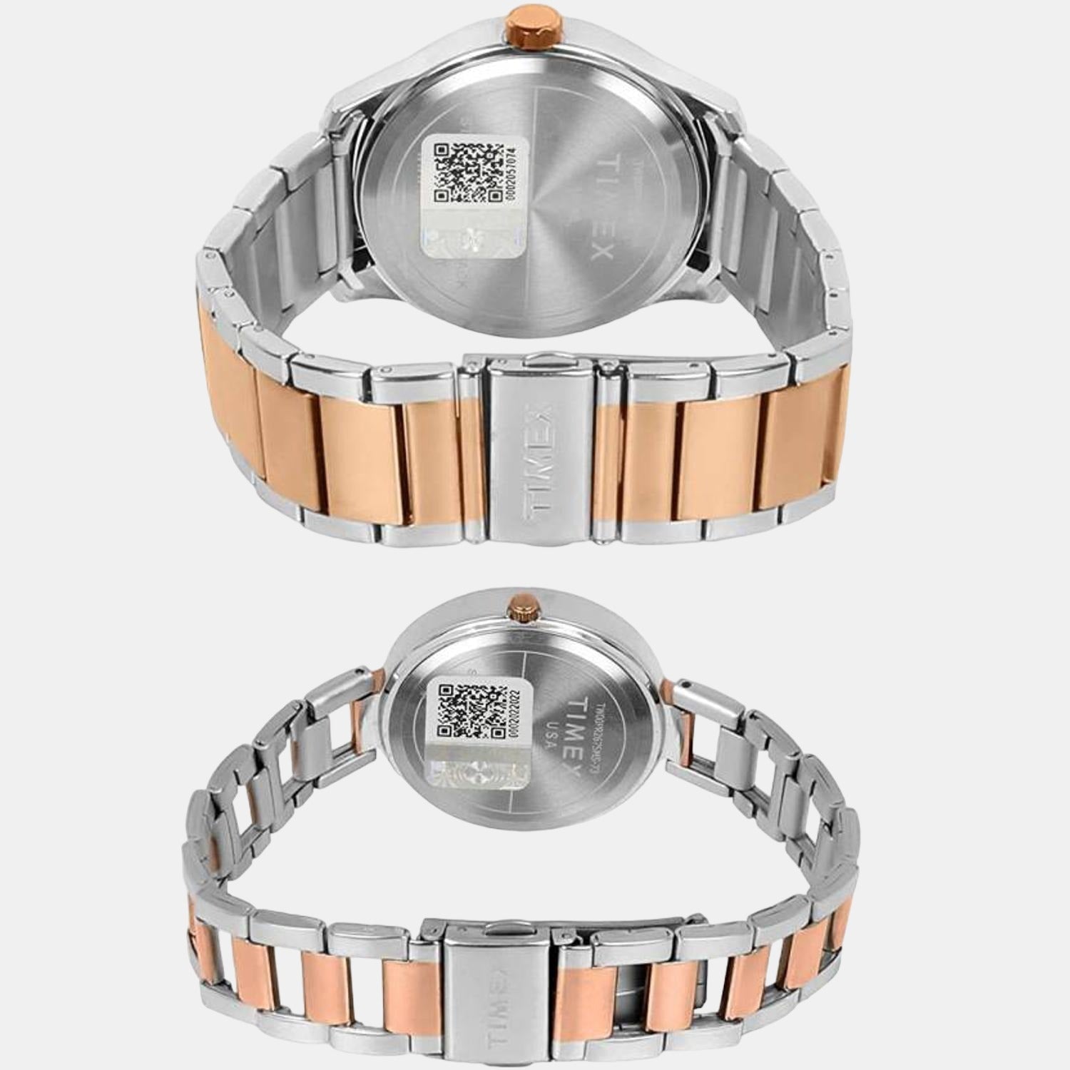 Empera Couple Quartz Blue Dial Multi-Function Stainless Steel Watch TW00PR267